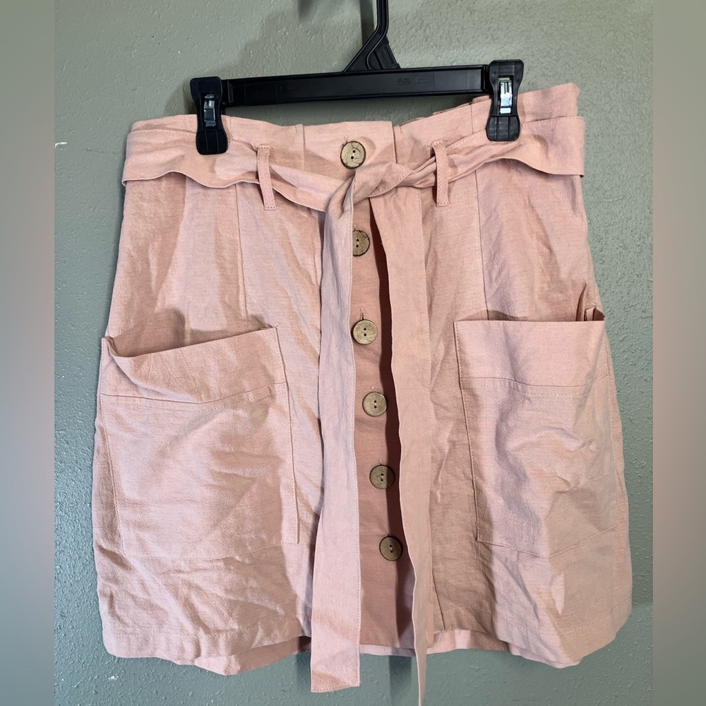 Hesperus women’s skirt size large, 100% cotton peach
